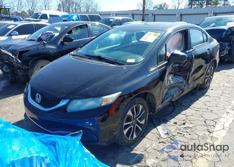 2014 Honda Civic Ex из США, поврежденный, VIN 19XFB2F80EE079102